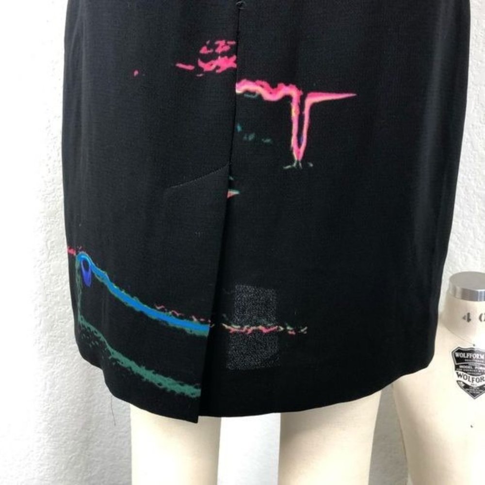 & Other Stories Oil Spill Dress Pencil Color Spill - Picture 5 of 10